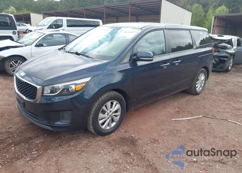 2017 Kia Sedona Lx z USA, uszkodzony, nr VIN KNDMB5C16H6231684